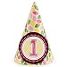 Owl Party Look Whoo's 1 Pink Cone Hats (8)