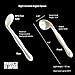 SENIOR ICARE Adaptive Utensils - Right Handed Angled Spoon - Curved Eating Cutlery for Elderly - Self-Feeding, Easy Eating - Japan Design