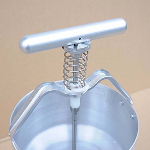 Wotefusi Manual Donut Depositor Doughnut Maker Dropper Plunger Dough Batter Dispenser Hopper with Stand for Home