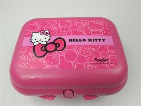 TUPPERWARE Hello Kitty Caja Cofre Sandwich rosa: Amazon.es: Hogar