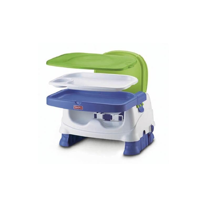 Fisher-Price Portable Baby & Toddler Dining Chair, Healthy Care Deluxe Booster Seat, Travel Gear with Dishwasher Safe…