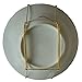 Xinlinke Lot5 10-Inch Large Invisible Plate Wire Hanger Wall Holders with Protective Rubber Cover for 9