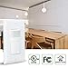 ECOELER Motion Sensor Wall Switches, PIR Occupancy Sensor Light Switch, Adjustable Motion-Activated
