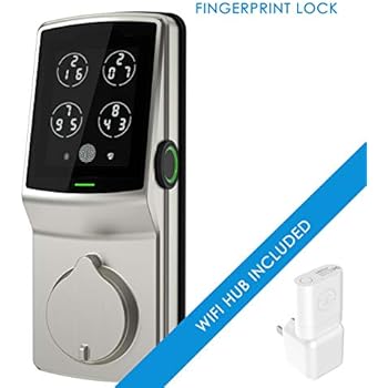 fingerprint lock keyless lockly ios bluetooth entry smart door android keypad pgd patented 728w wifi reader secure 3d pro