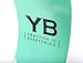 YOGABODY Jumbo Yoga Wheel, The Wonder Wheel, DVD and PDF Pose Chart Included, Teal/Blue