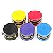 KLOUD City ® 5 pcs (Black, Blue, Purple, Yellow, Red) PU Soft, Absorb Moisture and Anti-Slip overgrip for Tennis and Badminton Racket Bike bar