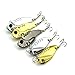 Laimeng, New 5pcs Metal Fishing Lures Bass Spoon Bait Tackle