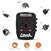 Travel Adapter Worldwide All in One Universal Power Converters Plug Adapter with 4 Usb Smart Charging Port Totally 5.0V/5.0A, for Europe,UK,AUS,Spain Italy Cover 150+Countries for Laptop, Cell Phone
