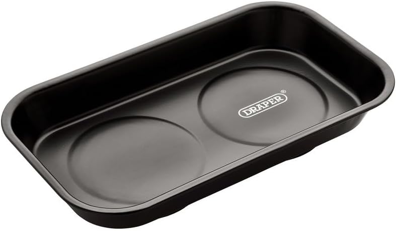 Draper 34184 Large Magnetic Parts Tray Black for Tools Workshop