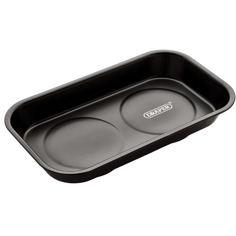 Draper 34184 Large Magnetic Parts Tray , Black