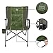 Timber Ridge Camping Folding Quad Chair Support 300lbs with Carry Bag Outdoor Lightweight, Padded Armrest, Cup Holderthumb 1