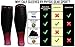 Physix Gear Calf Compression Sleeves - Compression Sleeves for Running, Provides Calf Support and Shin Splints Comfort, Black/Pink, S/M