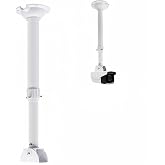 V-Fiabilidad Security Camera Mounting Bracket Extender Pole I-Type,30-60cm Telescopic Adjustable Ceiling Mount Bracket for CCTV IP Camera