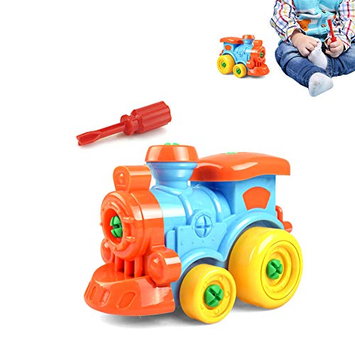 image for Hemore Kids Disassembly Assembly Puzzle Train Toy with Screwdriver Chi