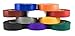 TradeGear Electrical Tape (10PK) Assorted Glossy Rainbow Colors – Waterproof, Flame-Retardant, Rubber Based Adhesive, UL Listed - Rated for Max. 600V and 80oC Use – Measures 60’ x ¾” x 0.07”
