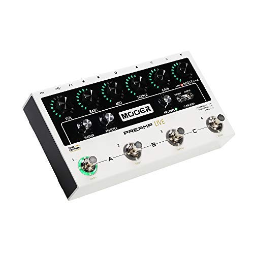 MOOER PreAMP Live with 12 Preamp Channels, Pre/Post Booster, Noise Gate