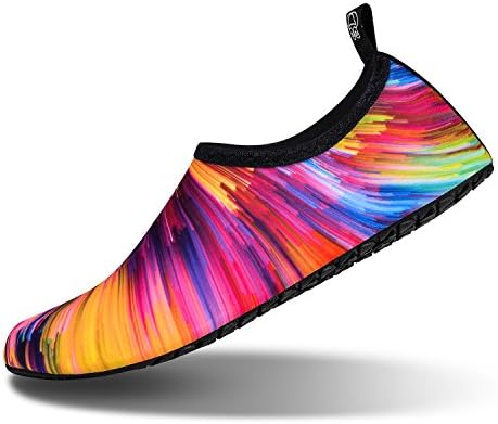 WinCret Barefoot Shoes, Water Shoes for Women Men - Quick Dry Aqua Shoes with Non-Slip Sole for Swim Yoga Beach Snorkeling Swimming Scuba Diving Surf (UK Size 3 4 5 6 7 8 9 10 11)