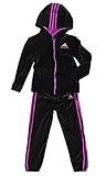 adidas Girls' 2 Piece Jacket Pants Tracksuit Set