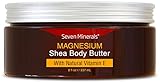 NEW Magnesium Skin Repair Cream for Dry Skin, Cracked Heels, Feet & Hands. 93% Organic & All Natural USA Made Intensive Moisturizer with Shea Butter and Vitamin E.