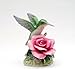 Cosmos 58041 Fine Porcelain Hummingbird with Rose Musical Figurine, 3-1/2-Inch