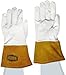 IRONCAT 6141 Kidskin TIG Welding Gloves – X-Large, Kevlar Thread Welding Gloves with 4 in. Gold Cuff, Straight Thumb