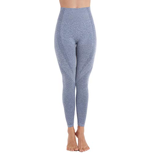 Aoxjox Women's High Waist Workout Gym Vital Seamless Leggings Yoga