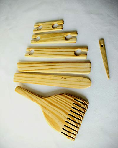 Weaving Tapestry Beater with Additional Accessories