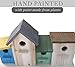 23 Bees 4 Hole Bird House for Outside/Indoors/Hanging | Kits for Children & Adults | Decorative Birdhouse &Home Decoration | Outdoors Feeder for Birds, Bluebirds, Wrens & Chickadees | All Weather