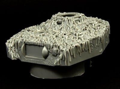 Panzer Art 1/35 German IV No. H/J type, camouflage net mounted turret Model Car