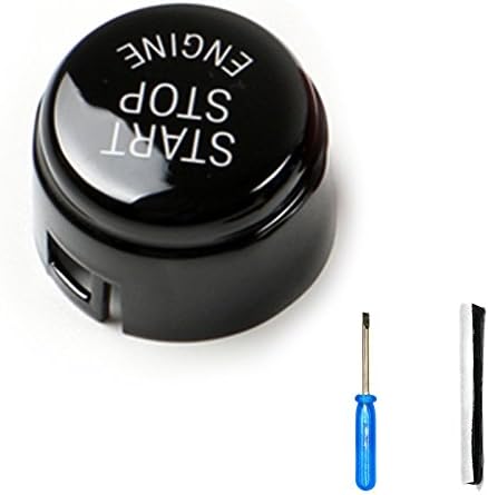 Arotom Black Car Engine Start Stop Switch Button without OFF Cover For BMW F Series 1 2 3 4 5 6 7 Series X1 X3 X4 X5 X6 F20 F21 F22 F30 F10 F11 F12 F01 F48 F25 F15 F16 (F Chassis without OFF (Black))
