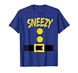 Dwarf Costume T-Shirt - Funny Halloween Gift Idea - Sneezy