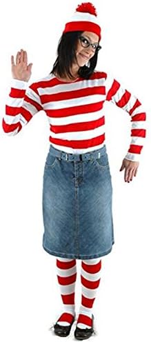 HBMaida Women's Where's Waldo Adult Costume Kit