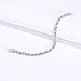 Vibrille Sterling Silver Infinity XO Link Cubic Zirconia Bracelets for Women, 7.5''