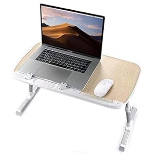 TaoTronics-Laptop-TableFoldable-Laptop-Desk-for-Bed-Height-and-Angle-Adjustable-Lap-Bed-DeskPortable-Bed-Tray-Table-for-Couch-and-Sofa-Laptop-Table-Stand-for-Lap-and-Writing TaoTronics Laptop Table,Foldable Laptop Desk for Bed , Height and Angle Adjustable Lap Bed Desk,Portable Bed Tray Table…
