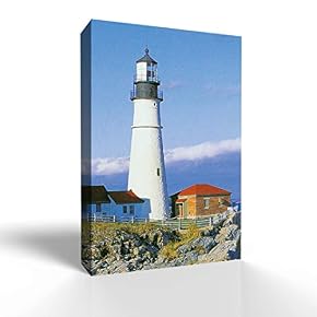 Lighthouse Pictures Home Wall for Bedroom Living Room Paintings Framed