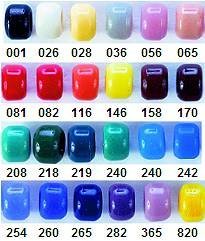 #146 Yellow Czech Glass Crow Beads-9mm 100pk
