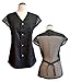 Ladybird Line Black Mesh Back Groomer Jacket Ideal for Pet Groomers, Stylist, Barbers Water Resistant