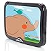 Baby Car Mirror - Jumbo Size Backseat Mirror For Infant Rear Facing Car Seats - Shatterproof & Double Strap Secure Headrest Locking System - Tested For Child Safety