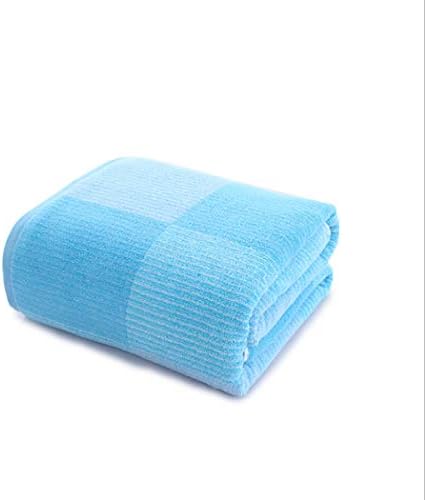 LHFJ Summer Blanket 100% Cotton Summer Thin Blanket Breathable Cozy Cotton Thermal Blanket Soft Lightweight Summer Quilt Bedding Coverlet, 59''*78'',Blue