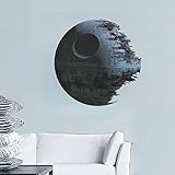 Witspace 1PC Wall Sticker Death Star ARTWORK Star Wars Home Decor Wall Sticker Wallpaper Wall Decals Removable Wall Art