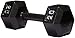 Amazon Basics Cast Iron Hex Dumbbell Weight, 11.2 x 4.5 x 3.9 Inches, 20 Pounds, Black