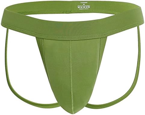 G Sir Mens Thong Comfy Pouch Athletic Supporter Performance Jockstrap Elastic Waistband Sexy Underwear,Multi-Color Optional