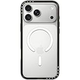 CASETiFY Compact iPhone 17 Pro Max Case [Slim and Sleek/Compatible with Magsafe / 4 ft. 2X Military Grade Drop Protection] - Clear Black