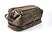 Montana for Him by Danielle Creations Triple Pocket Travel Toiletry Bag, Deep Brown