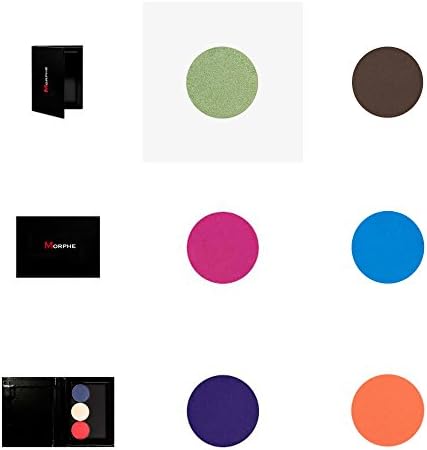 Morphe Brushes -ACC9 - EMPTY MAGNETIC PALETTE with 6 Morphe individual eyeshadows