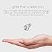 [Mini Bluetooth Earbud] QCY Wireless Invisible Headphones Headset With Mic, Hands-free Stereo noise canceling for Apple iPhone 7, 7 Plus, 6 Plus, 5S, 4S, and Android Phones - White