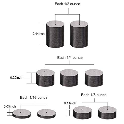 2 Pinewood+Weights+Tungsten+Incremental+Cylinders