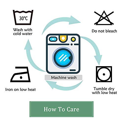 JAWO Rustic Farmhouse Shower Curtain, Spring Farm Teal Daisy Floral