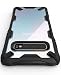 Ringke Fusion-X Designed for Galaxy S10 Plus Case, Built in Dot Matrix Rear PC Anti-Cling Renovated Bumper Military Drop Tested Defense Double Protection for Galaxy S10 Plus (6.4") (2019) - Black primary