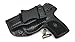 Rounded IWB Holster Fits: Ruger LC9 LC9s LC380 EC9s Holster - RH - Carbon Fiber Black Kydex - Concealment Express - American Made